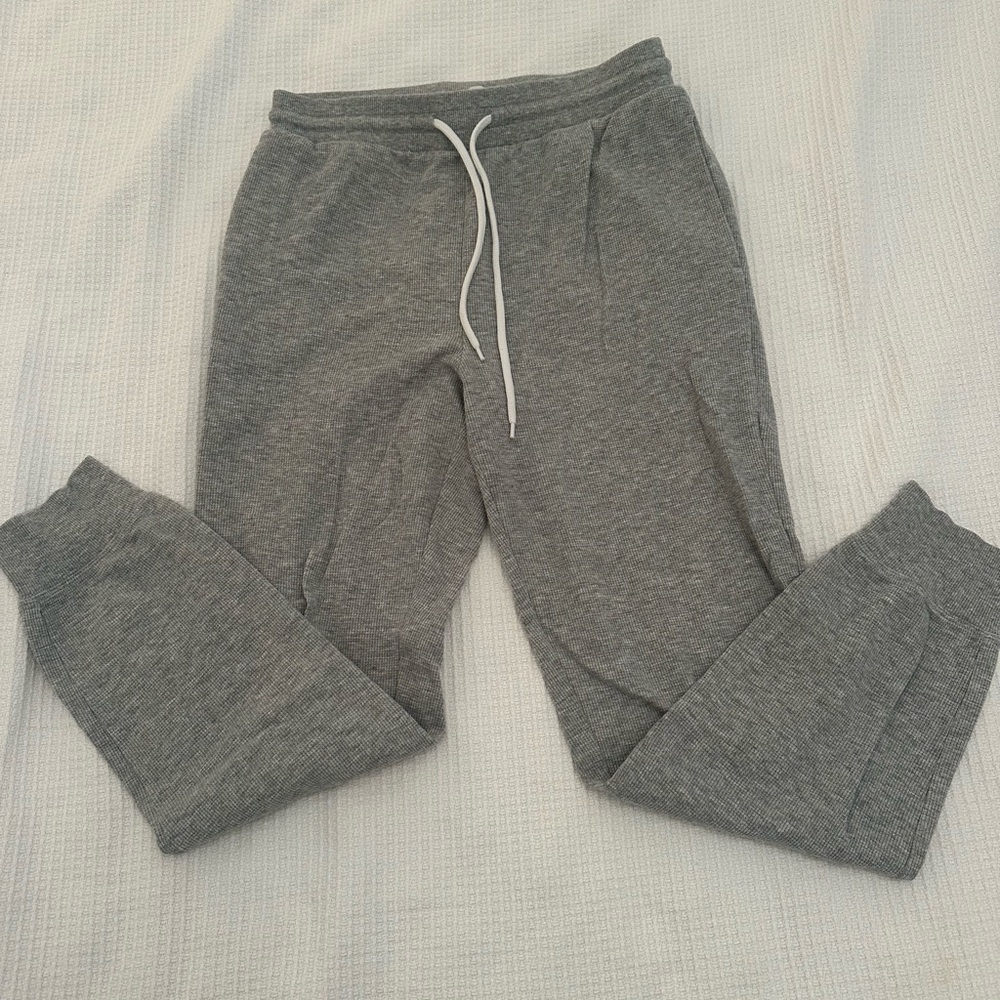 Sunday Best Gray Joggers with Elastic Waistband